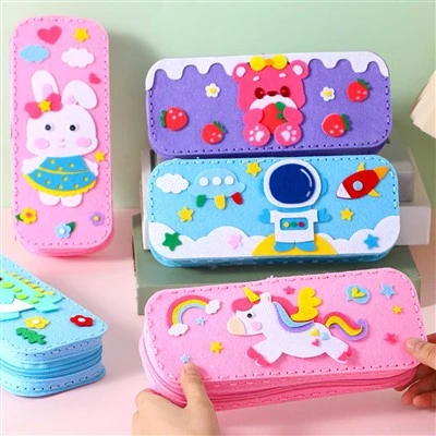 Kotak Pensel Felt DIY